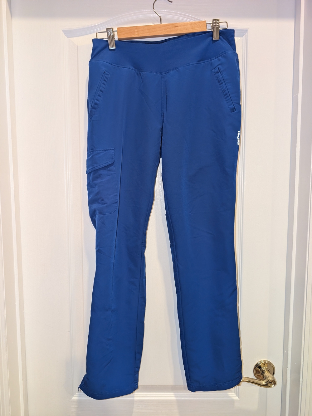 Healing Hands HH360 Scrub Pants Women’s S Royal Blue Cargo Stretch